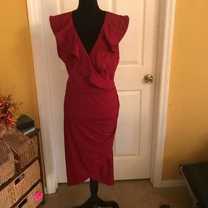 Burgundy Dress